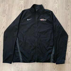 Nike‎ Team Dri-Fit Woven Full Zip Black Training Jacket Medium
